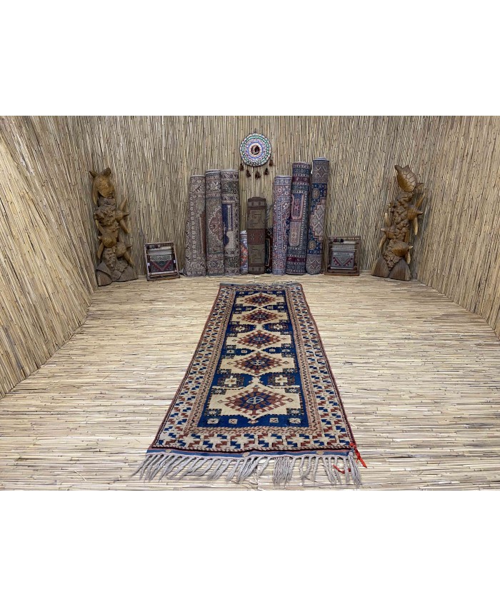 Turkish Sirvan Semi Nomadic Handmade Wool on Wool Carpet – FREE SHIPPING..!